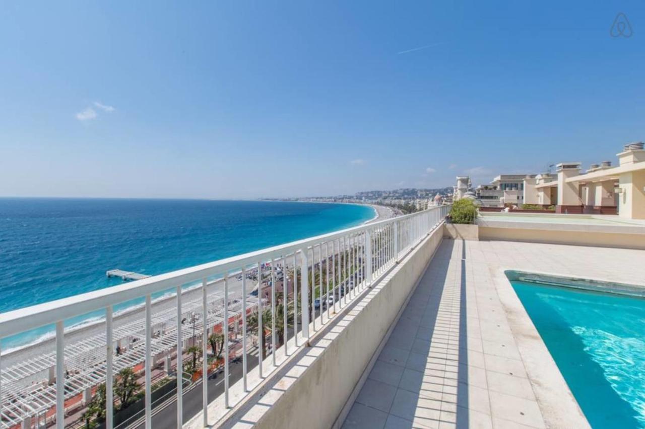 Royal Promenade Pool Terrace With Sea View Nice Exterior photo