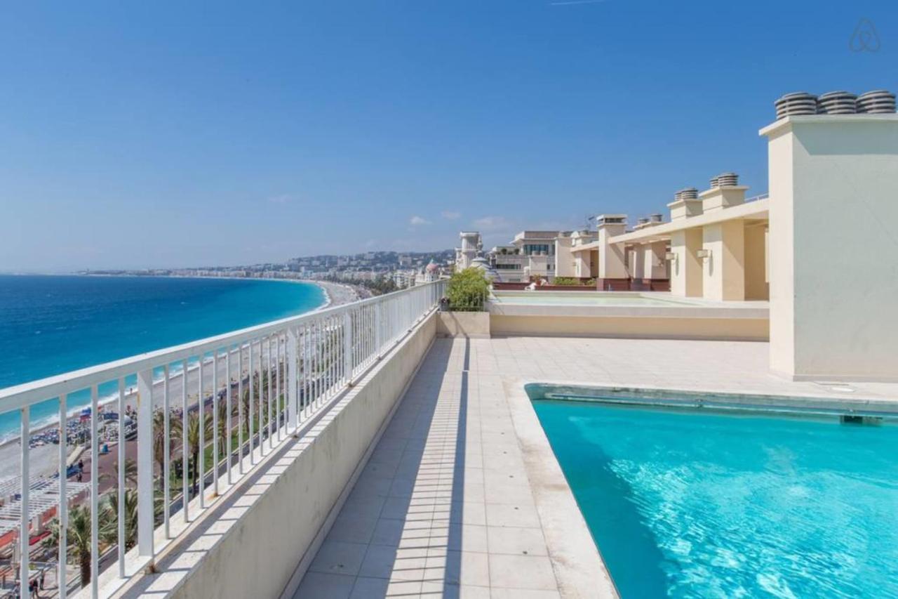 Royal Promenade Pool Terrace With Sea View Nice Exterior photo